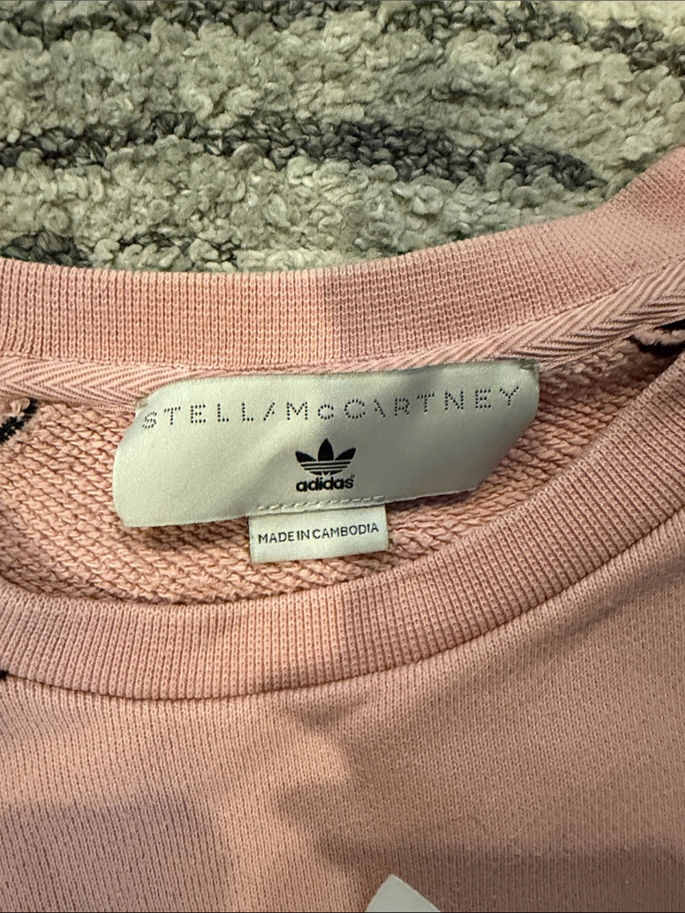 Stella Mc Cartney X Adidas lace sweatshirt as M - Picture 2 of 8